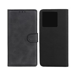 Leather Flip Cover with Internal Pocket For Xiaomi Redmi note 13 Pro 5g Black Leather Flip Cover with Internal Pocket For Xiaomi Redmi note 13 Pro 5g Black